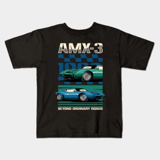 1969 AMC AMX/3 Racing Car Kids T-Shirt